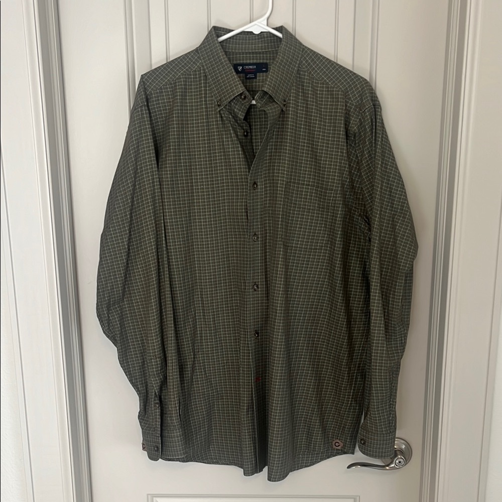 Daniel Cremieux Green Casual Button Down Shirt